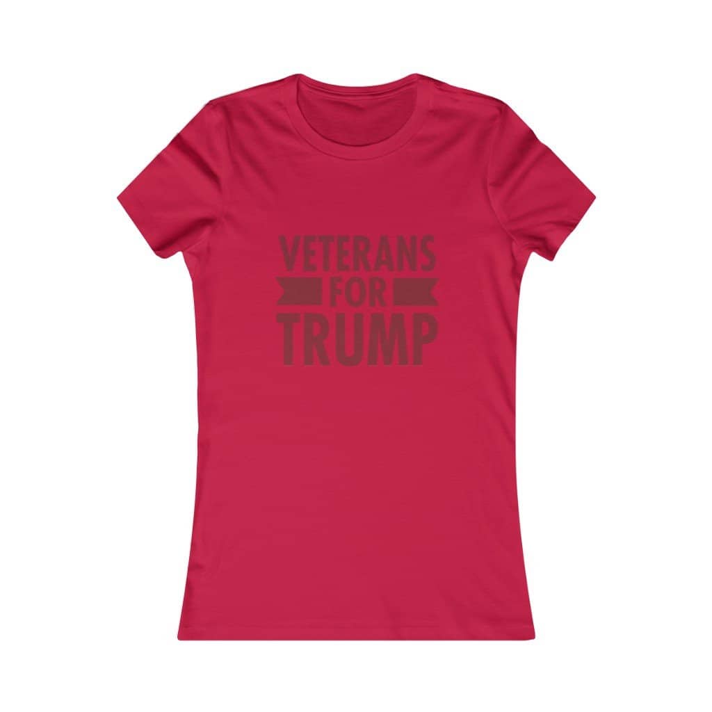 Veterans for Trump Softstyle Ladies' T-Shirt - Trumpshop.net