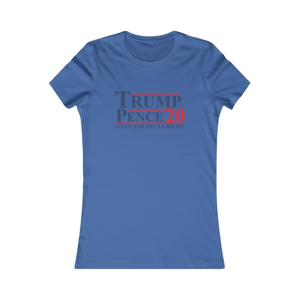 Trump Pence 2020 Softstyle Ladies' T-Shirt - Trumpshop.net