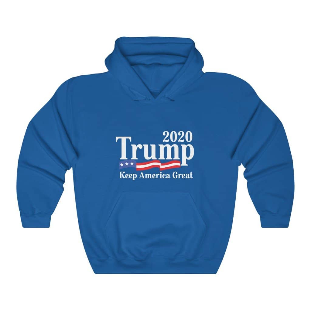 Trump 2020 Keep America Great Pullover Hoodie 8 oz. - Trumpshop.net
