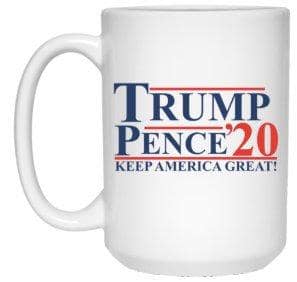 Trump Pence 2020 15 Oz. White Mug - Trumpshop.net