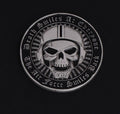 Death Smiles At Everyone The Air Forces Smiles Back Challenge Coin 1-Pack (Single Coin) - Trumpshop.net